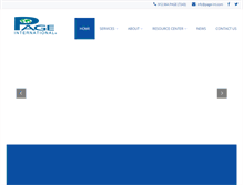Tablet Screenshot of page-int.com